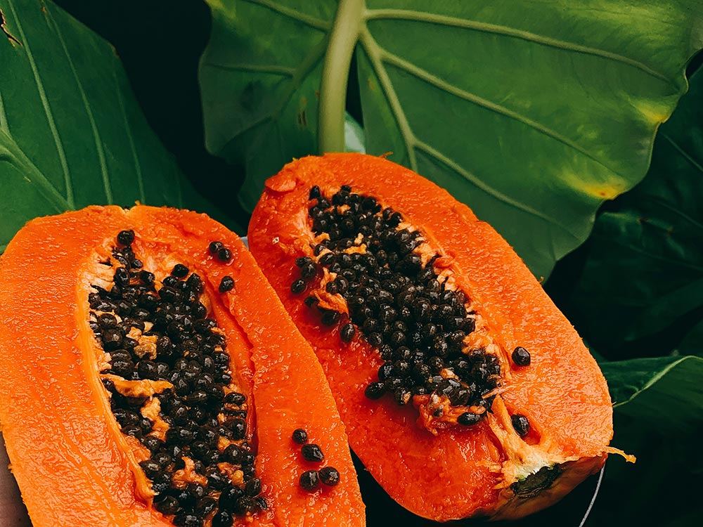 papaya for vitamins.
